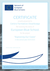 certificado blu school